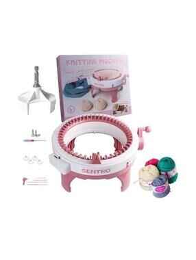 Sentro 48 Needles Knitting Machine with Electric Adapter and Smart Weaving Loom